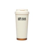 Vaso térmico de doble pared de acero inoxidable mate 480ml vista principal