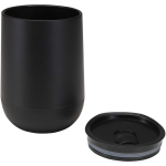 Vaso de doble pared con tapa deslizante y aislamiento de aire 360ml color negro segunda vista