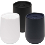 Vaso de doble pared con tapa deslizante y aislamiento de aire 360ml color negro segunda vista varios colores