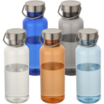 Botella de agua con tapa rosca y asa acero inoxidable 600ml color azul claro segunda vista varios colores