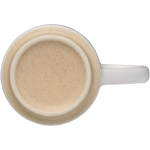 Taza apilable de cerámica con base moderna sin esmaltar 180ml color blanco vista detalle 1