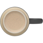 Taza apilable de cerámica con base moderna sin esmaltar 180ml color gris vista detalle 1