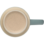 Taza apilable de cerámica con base moderna sin esmaltar 180ml color azul pastel vista detalle 1