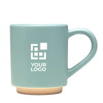Taza apilable de cerámica con base moderna sin esmaltar 180ml vista principal
