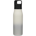 Vaso térmico de doble pared con tapa tipo one-touch 500ml color blanco segunda vista frontal