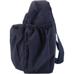 Bandolera para portátil con correa de maleta y bolsillo oculto 13'' color azul marino vista lateral