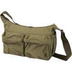 Bandolera para portátil con correa de maleta y bolsillo oculto 13'' color verde oscuro