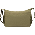 Bandolera para portátil con correa de maleta y bolsillo oculto 13'' color verde oscuro segunda vista trasera
