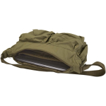 Bandolera para portátil con correa de maleta y bolsillo oculto 13'' color verde oscuro segunda vista