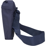 Bolsa bandolera ligera con correa ajustable y acolchado color azul marino vista lateral