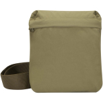 Bolsa bandolera ligera con correa ajustable y acolchado color verde oscuro segunda vista frontal