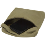 Bolsa bandolera ligera con correa ajustable y acolchado color verde oscuro segunda vista