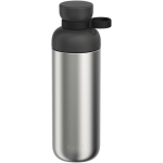 Botella de acero inox reciclado con doble apertura 700ml Mepal color negro