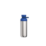 Botella de acero inox reciclado con doble apertura 700ml Mepal color azul pastel segunda vista frontal
