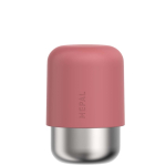 Taza térmica para llevar con cierre hermético 300ml Mepal color rosa segunda vista frontal