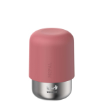 Taza térmica para llevar con cierre hermético 300ml Mepal color rosa vista impresa logo 2