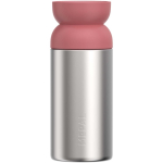 Taza térmica de acero inox reciclado con borde 360° 350ml Mepal color rosa segunda vista frontal