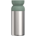 Taza térmica de acero inox reciclado con borde 360° 350ml Mepal color verde manzana segunda vista frontal