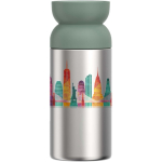 Taza térmica de acero inox reciclado con borde 360° 350ml Mepal color verde manzana