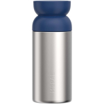 Taza térmica de acero inox reciclado con borde 360° 350ml Mepal color azul pastel segunda vista frontal