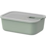 Fiambrera hermética con clip y tapa transparente Mepal 1L color verde manzana