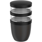 Tupper a prueba de fugas con 3 compartimentos 900ml Mepal color negro