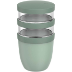 Tupper a prueba de fugas con 3 compartimentos 900ml Mepal color verde manzana