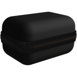 Adaptador de viaje personalizable con carga rápida 33W GaN color negro segunda vista con caja