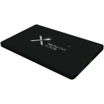 Batería externa fina de aluminio reciclado 5.000 mAh SCX.design color negro