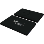 Batería externa fina de aluminio reciclado 5.000 mAh SCX.design color negro tercera vista