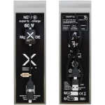 Cable de carga y datos con logo iluminado 60W 1m SCX.design color negro segunda vista con caja