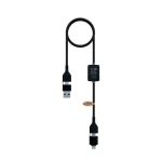 Cable de carga y datos con logo iluminado 60W 1m SCX.design vista principal