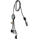 Cable de carga 7 en 1 para smartwatch y móvil SCX.design color negro vista lateral
