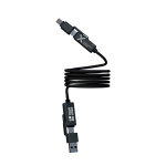 Cable carga magnético ultrarrápido doble entrada 100W SCX.design vista principal