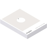 Localizador BT resistente al agua con alarma sonora Chipolo color blanco segunda vista con caja