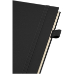 Cuaderno de tapa dura piel sintética espiral A5 hojas a rayas JournalBooks color negro vista detalle 1