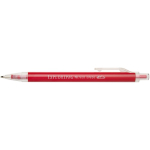 Set de cuaderno A5 de tapa dura y bolígrafo de tinta azul color rojo vista impresa logo 2