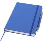 Set de cuaderno A5 de tapa dura y bolígrafo de tinta azul color azul real