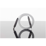 Cable de carga con recogida magnética con doble entrada 60W color gris