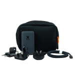 Cargador de viaje rápido con puertos USB-C y USB-A 65W Xtorm color negro quinta vista
