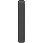 Cargador de viaje rápido con puertos USB-C y USB-A 65W Xtorm color negro vista lateral