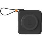 Cargador de viaje 3 en 1 con carga inalámbrica 10.000 mAh Xtorm color negro segunda vista frontal