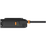 Cargador de viaje 3 en 1 con carga inalámbrica 10.000 mAh Xtorm color negro vista lateral