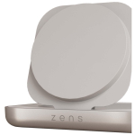 Cargador magnético Qi2 para mesilla con cable USB-C 15W Zens color blanco vista detalle 1