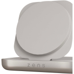 Cargador magnético Qi2 para mesilla con cable USB-C 15W Zens color blanco tercera vista