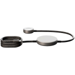 Cargador inalámbrico compacto con USB-C y carga rápida 15W Zens color negro segunda vista trasera