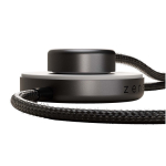 Cargador inalámbrico compacto con USB-C y carga rápida 15W Zens color negro vista detalle 1