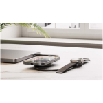 Cargador inalámbrico compacto con USB-C y carga rápida 15W Zens color negro imagen de estilo de vida 2