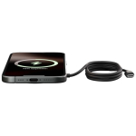 Cargador magnético de escritorio con USB-C y potencia de 15W Zens color negro segunda vista