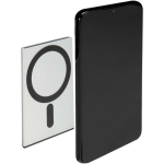 Tarjetero magnético con protección RFID y materiales reciclados color plateado segunda vista